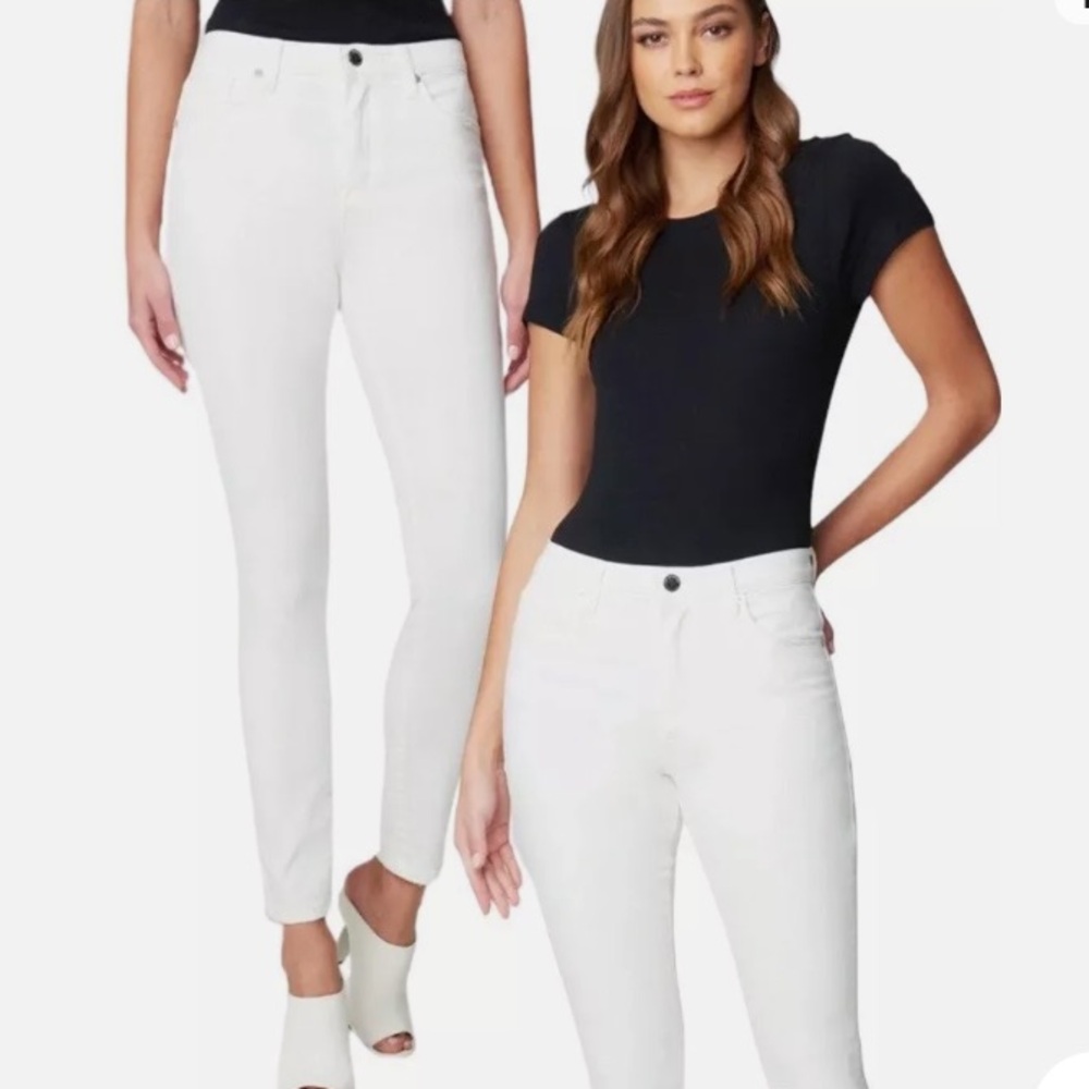 Blanknyc The Great Jones White High Rise Skinny Jeans